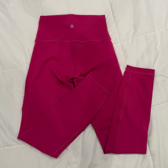 Lululemon Wunder Train High-Rise Tight 25” Ripened Raspberry Size 4 - Picture 4 of 6
